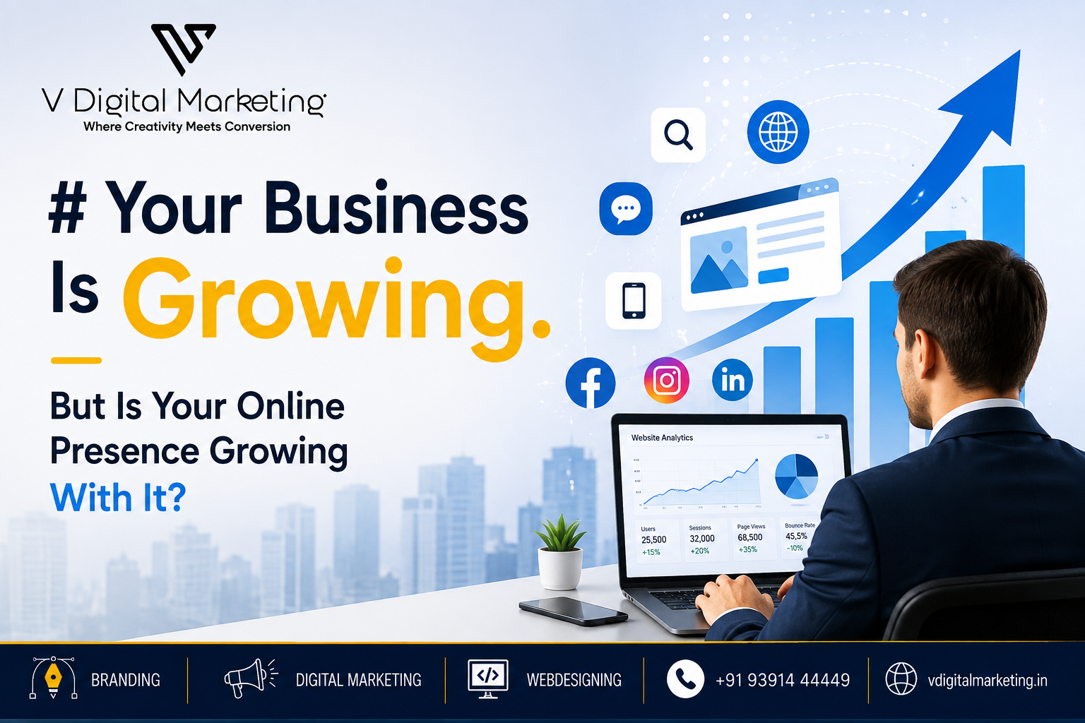 Your Business Is Growing. But Is Your Online Presence Growing With It?